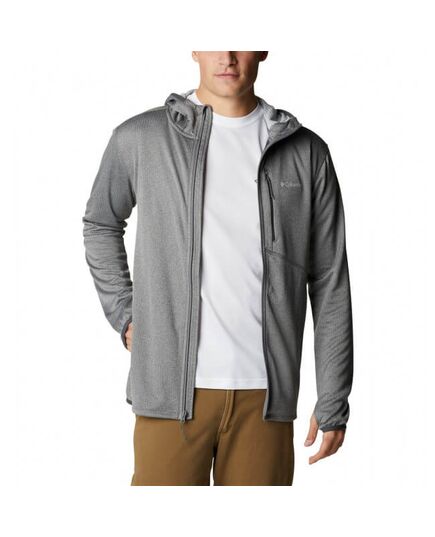 Columbia Bluza męska Park View Fleece Full Zip Hoodie City szara, Kolor: szary, Waga: 1, Rozmiar: S