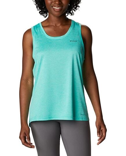 Columbia Top damski Hike Tank Bright Aqua niebieski, Kolor: niebieski, Waga: 1, Rozmiar: L