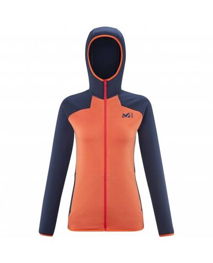 Millet Bluza damska Seneca Hoodie czerwona, Kolor: pomarańczowy, Waga: 2, Rozmiar: S