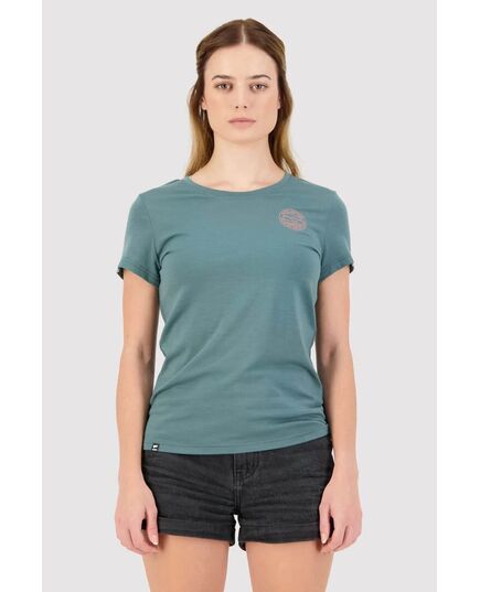 Mons Royale Koszulka damska Icon Tee Landscape Burnt Sage r. L