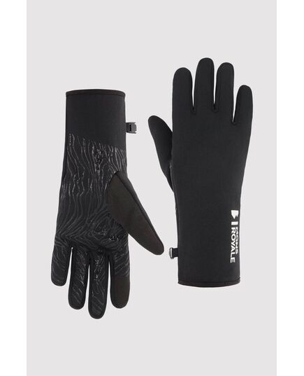 Mons Royale Rękawiczki merino Unisex Amp Wool Fleece Glove czarne, Kolor: czarny, Waga: 0.5, Rozmiar: M