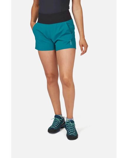 Rab Spodenki trekkingowe damskie Momentum Shorts Marina Blue, Kolor: niebieski, Waga: 1, Rozmiar: S