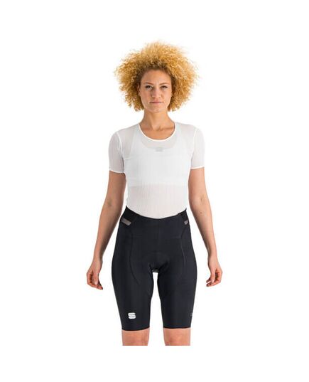 Sportful Spodenki rowerowe damskie Classic W Short czarne, Kolor: czarny, Waga: 0.5, Rozmiar: L