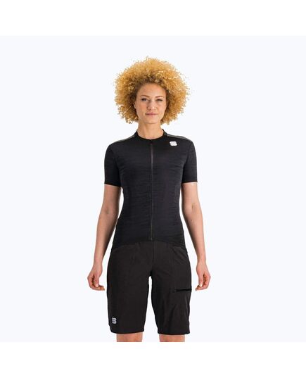 Sportful Spodenki rowerowe damskie Giara W Overshort czarna, Kolor: czarny, Waga: 0.5, Rozmiar: S