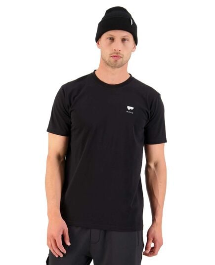 Mons Royale Koszulka męska M Tarn Merino Shift T-Shirt Logo - Black, Kolor: czarny, Waga: 0.5, Rozmiar: S