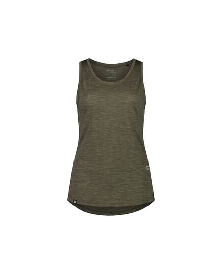 Mons Royale Koszulka damska W Zephyr Merino Cool Tank - Olive, Kolor: zielony, Waga: 0.5, Rozmiar: XL