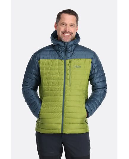Rab Kurtka puchowa męska Microlight Alpine Jacket Orion Blue / Aspen Green r. S