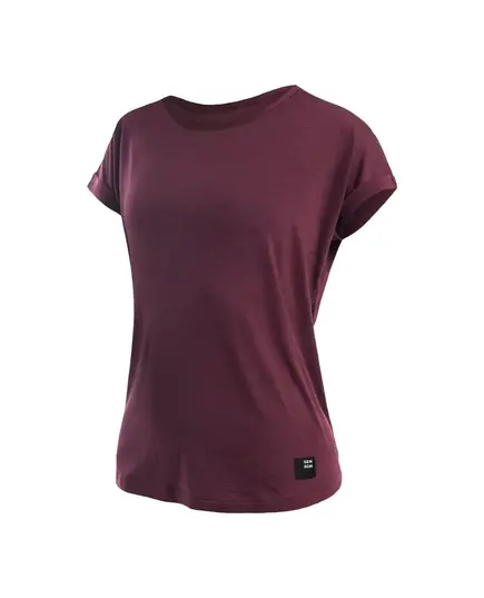 Sensor Koszulka damska Merino Air Traveller Tee SS - port red, Kolor: czerwony, Waga: 0.5, Rozmiar: S