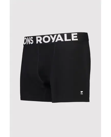 Mons Royale Bokserki męskie M Hold'em Boxer Logo czarne, Kolor: czarny, Waga: 0.5, Rozmiar: XXL