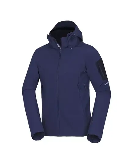 Northfinder Kurtka softshell męska Abner bluenights, Kolor: niebieski, Waga: 2, Rozmiar: S