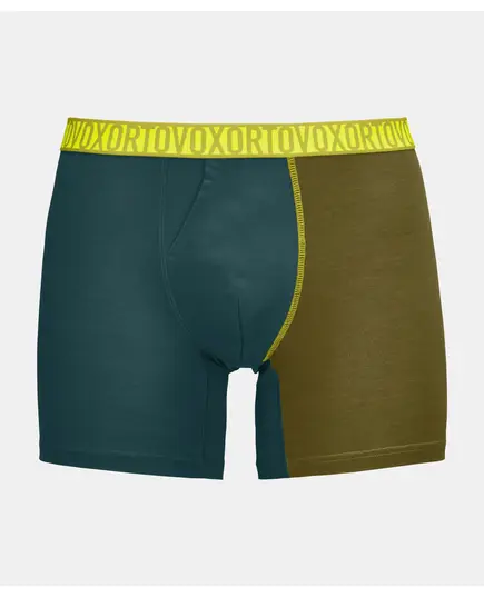 Ortovox Bokserki męskie 150 Essential Boxer Briefs granatowe, Kolor: niebieski, Waga: 0.5, Rozmiar: S