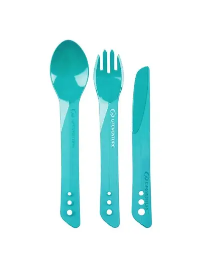 Lifeventure Zestaw sztućców Ellipse Cutlery Set niebieskie