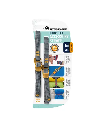 Sea To Summit Pasy z hakami Hook Release Accessory Strap 10mm, Waga: 0.5, Rozmiar: 1