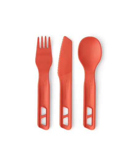 Zestaw sztucców Sea To Summit Passage Cutlery Set - 3pc, Kolor: pomarańczowy, Waga: 0.5