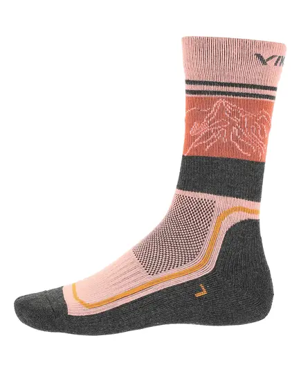 Viking Skarpetki bambusowe damskie Bootsocks Heavy Bamboo pink / grey L ( 41-43 )