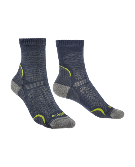 Bridgedale Skarpety damskie Hike ultralight T2 crew merino performance denim, Kolor: niebieski, Waga: 1, Rozmiar: L (41-43)