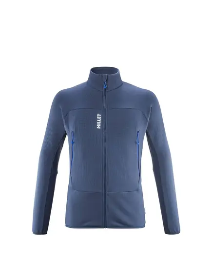 Millet Bluza męska Fusion Grid Jacket niebieska, Kolor: niebieski, Waga: 1, Rozmiar: S