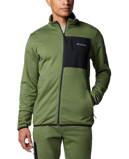 Columbia bluza polarowa męska Hike Full Zip II - Canteen, Kolor: zielony, Waga: 0.5, Rozmiar: S