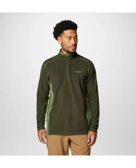 Columbia bluza polarowa męska Klamath Range II Half Zip Greenscape, Kolor: zielony, Waga: 0.5, Rozmiar: S