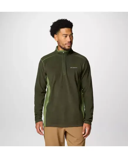 Columbia bluza polarowa męska Klamath Range II Half Zip Greenscape, Kolor: zielony, Waga: 0.5, Rozmiar: L