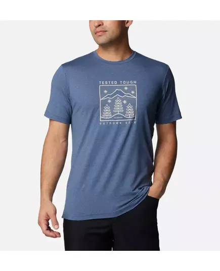 Columbia T-shirt męski Kwick Hike Graphic SS Tee Dark Mountain, Waga: 0.5, Rozmiar: XL