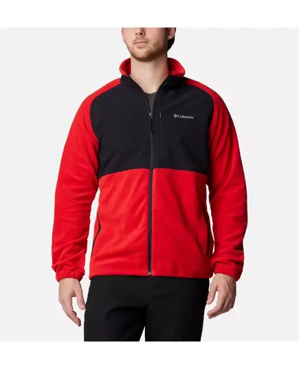 Columbia bluza polarowa męska Sage Peak™ Full Zip Fleece Sail czerwono-czarna, Waga: 0.5, Rozmiar: S