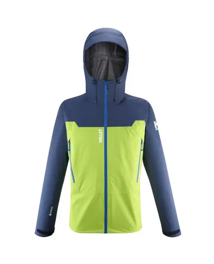 Millet Kurtka przeciwdeszczowa męska Kamet Light GTX Jacket zielono-niebieska, Waga: 1, Rozmiar: S