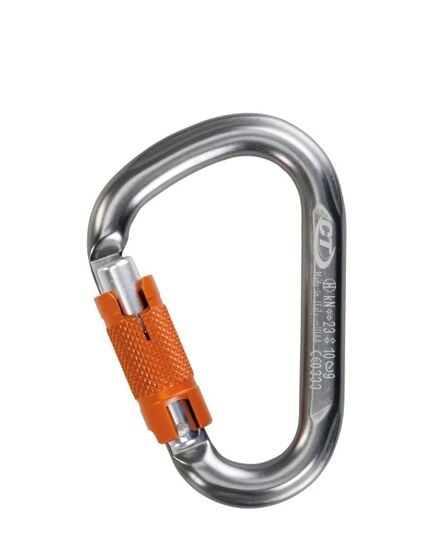 Climbing Technology karabinek HMS Snappy CF TWIST LOCK grey