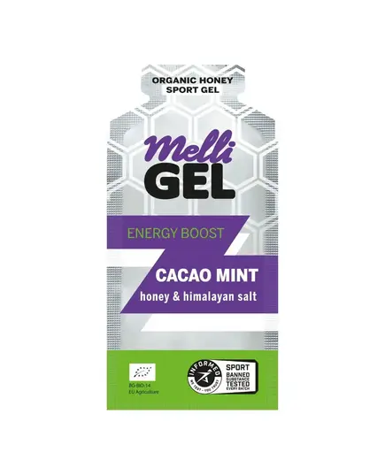 Melli Gel Żel energetyczny 100% BIO miód organiczny i sól himalajska, kakao i mięta 32g