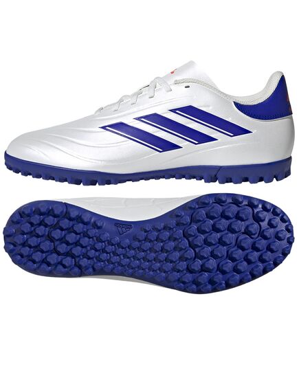 ADIDAS buty piłkarskie męskie szutrowe treningowe IG8688 COPA PURE 2, Kolor: biały, Waga: 0.4, Rozmiar: 42