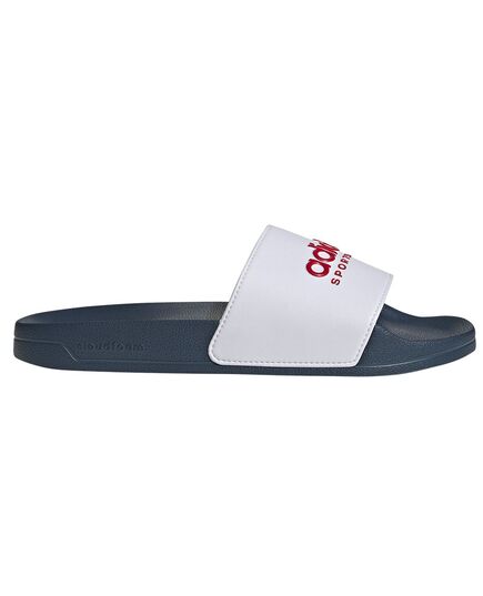 ADIDAS klapki gumowe wodoodporne unisex II0017 białe/granatowe, Kolor: biały, Waga: 0.3, Rozmiar: 43 1/3