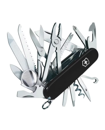 VICTORINOX scyzoryk SwissChamp 91mm Celidor czarny, Kolor: czarny