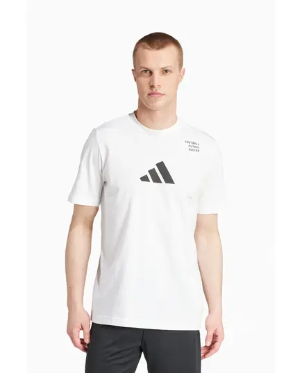 ADIDAS t-shirt sportowy męski koszulka treningowa IY8332 biała, Kolor: biały, Waga: 0.15, Rozmiar: L