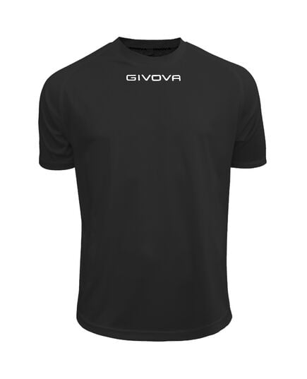 GIVOVA koszulka sportowa męska t-shirt treningowy MAC01 czarna, Kolor: czarny, Rozmiar: XL