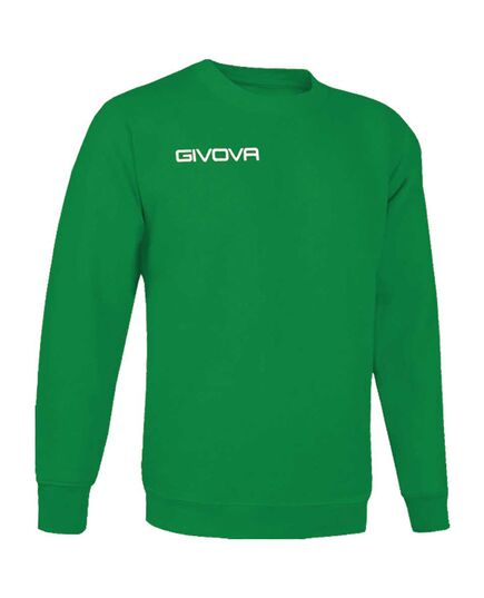 GIVOVA bluza męska polarowa sportowa G/COLLO MA019 zielona, Kolor: zielony, Rozmiar: XL