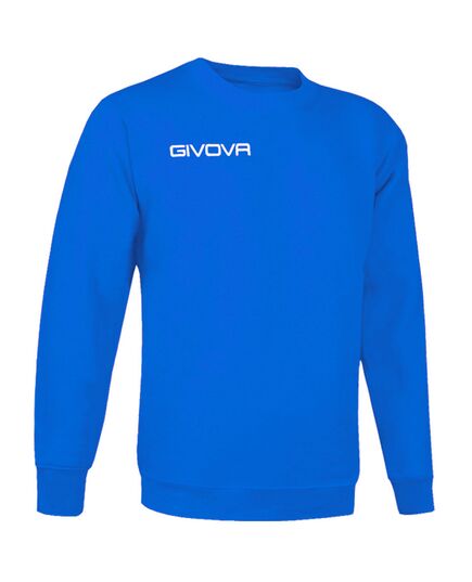 GIVOVA bluza męska polarowa sportowa G/COLLO MA019 niebieska, Kolor: niebieski, Rozmiar: 2XL