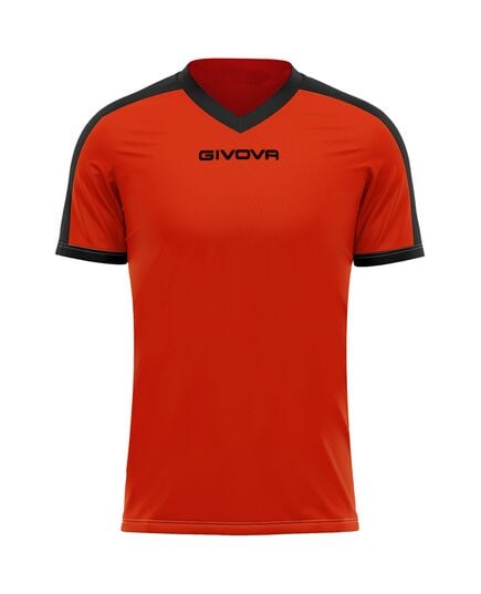 GIVOVA koszulka sportowa męska t-shirt treningowy MAC04 czerwona, Kolor: czerwony, Rozmiar: M