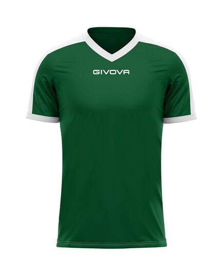 GIVOVA koszulka sportowa męska t-shirt treningowy MAC04 zielona, Kolor: zielony, Rozmiar: S