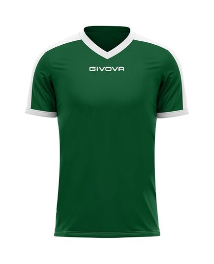 GIVOVA koszulka sportowa męska t-shirt treningowy MAC04 zielona, Kolor: zielony, Rozmiar: L