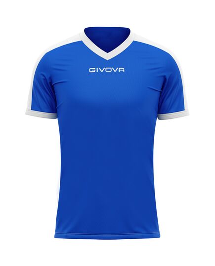 GIVOVA koszulka sportowa męska t-shirt treningowy MAC04 niebieska, Kolor: niebieski, Rozmiar: XL