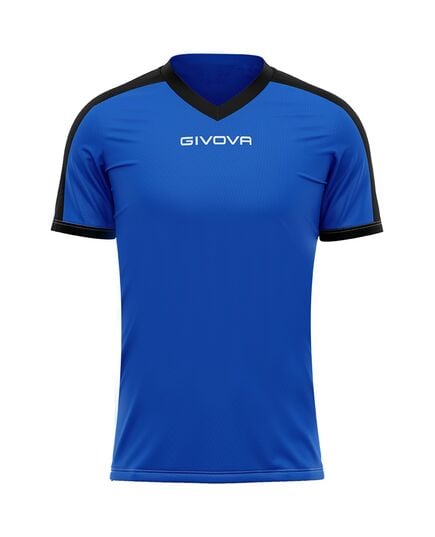 GIVOVA koszulka sportowa męska t-shirt treningowy MAC04 niebieska, Kolor: niebieski, Rozmiar: XL