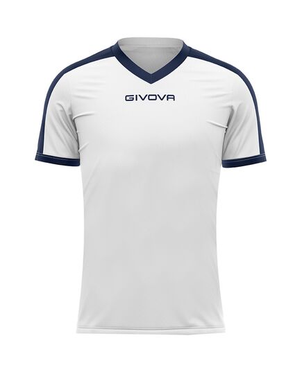 GIVOVA koszulka sportowa męska t-shirt treningowy MAC04 biała, Kolor: biały, Rozmiar: 2XL