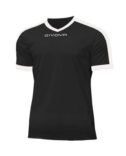 GIVOVA koszulka sportowa męska t-shirt treningowy MAC04 czarny, Kolor: czarny, Rozmiar: S