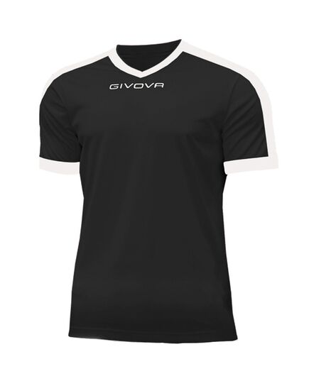 GIVOVA koszulka sportowa męska t-shirt treningowy MAC04 czarny, Kolor: czarny, Rozmiar: XL