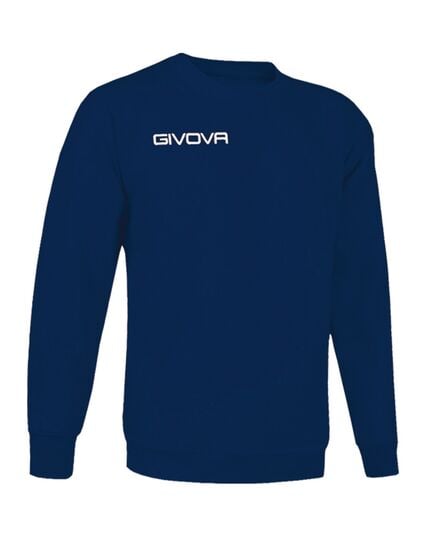 GIVOVA bluza męska polarowa sportowa G/COLLO MA019 granatowa, Kolor: granatowy, Rozmiar: XL