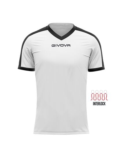 GIVOVA koszulka sportowa męska t-shirt treningowy MAC04 biała, Kolor: biały, Rozmiar: S