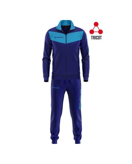 GIVOVA dres sportowy męski komplet bluza i spodnie TR018 granatowy, Kolor: granatowy, Rozmiar: 3XL