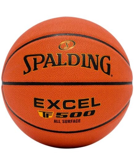 SPALDING piłka do koszykówki EXCEL TF-500 pomarańczowa, Kolor: pomarańczowy, Rozmiar: 6