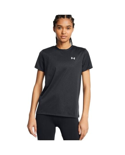 UNDER ARMOUR koszulka damska t-shirt treningowy Tech Riddle czarna, Kolor: czarny, Rozmiar: L