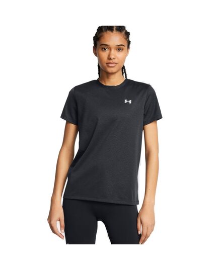 UNDER ARMOUR koszulka damska t-shirt treningowy Tech Riddle czarna, Kolor: czarny, Rozmiar: M